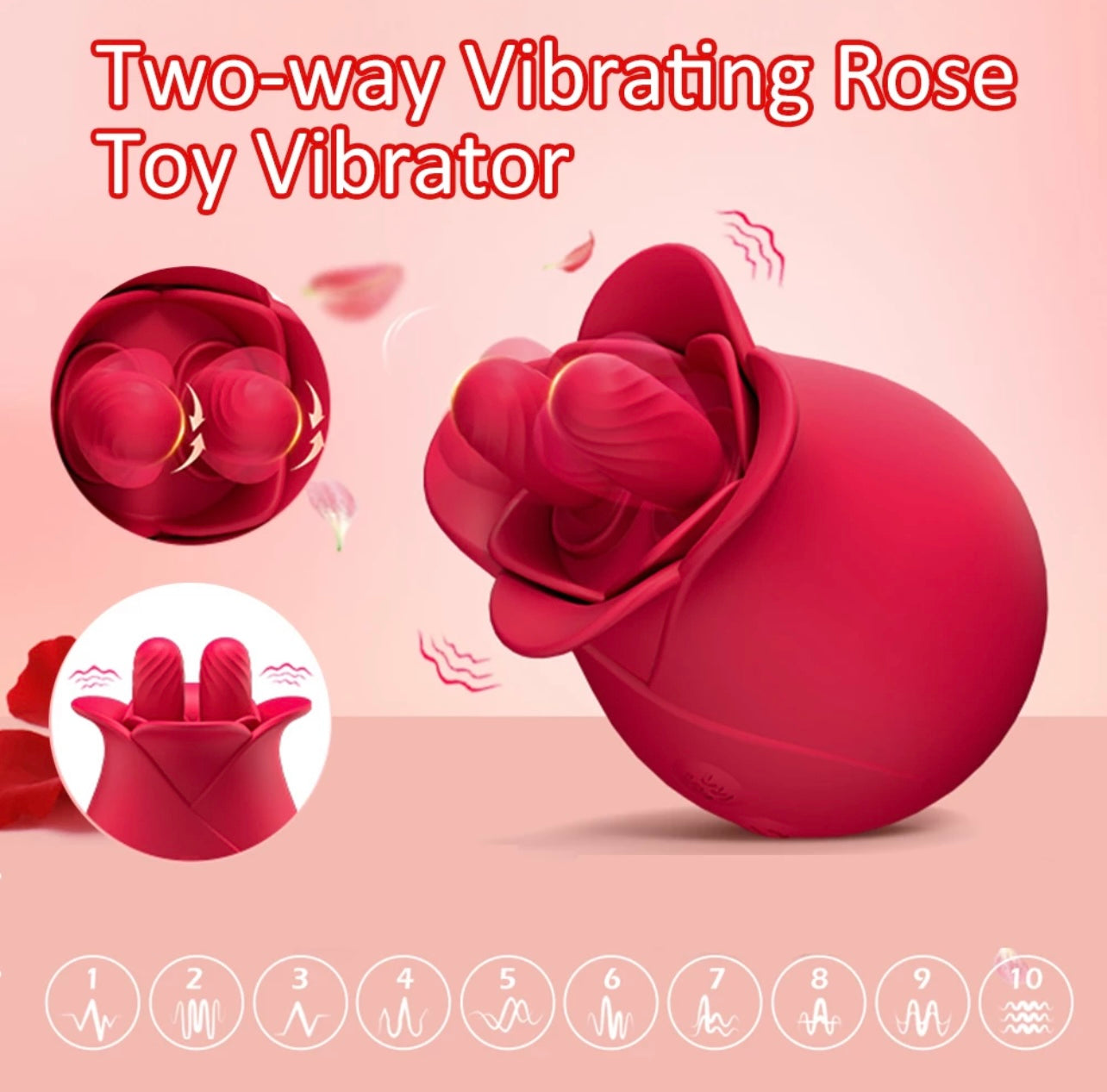 Rose Toy Vibrator for Woman