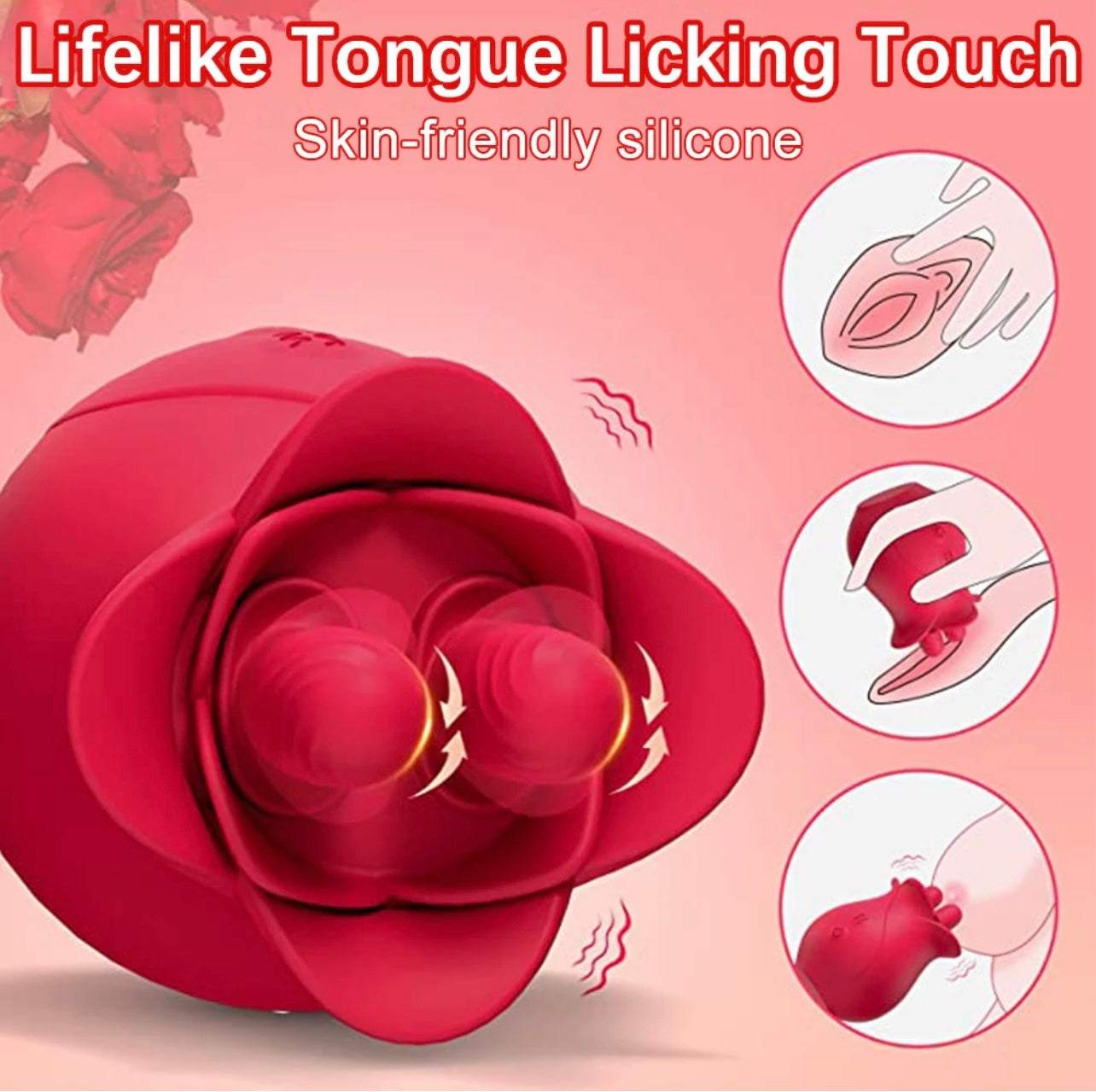 Rose Toy Vibrator for Woman